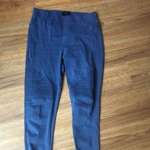 Beulah Style Moto pull-on jeggings